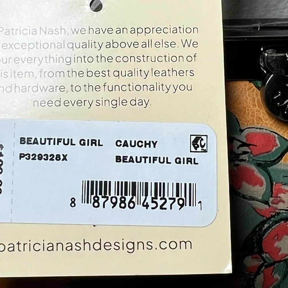 NWT Patricia Nash Leather Cauchy Wallet Beautiful Girl